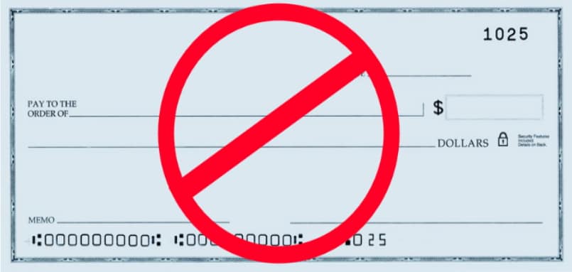 blank check